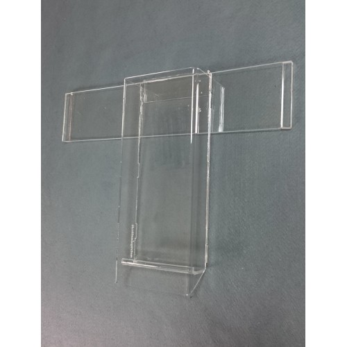 Espositore da parete, fissaggio con gancetti barra Art. 26